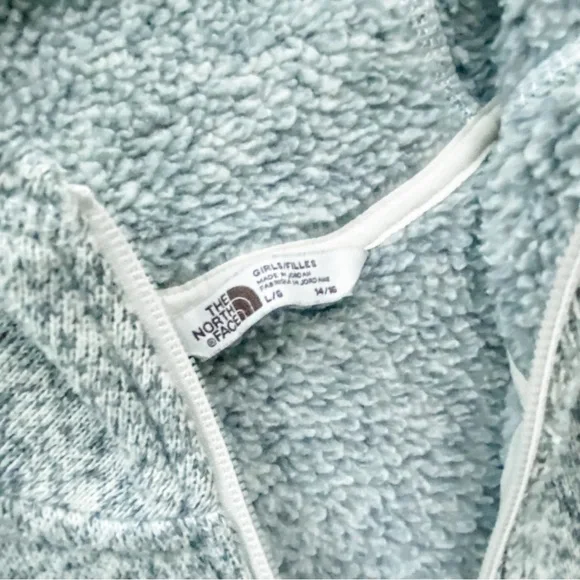 NWOT - Youth Girl’s The North Face Wool Zip Up Hoodie - Picture 3 of 3